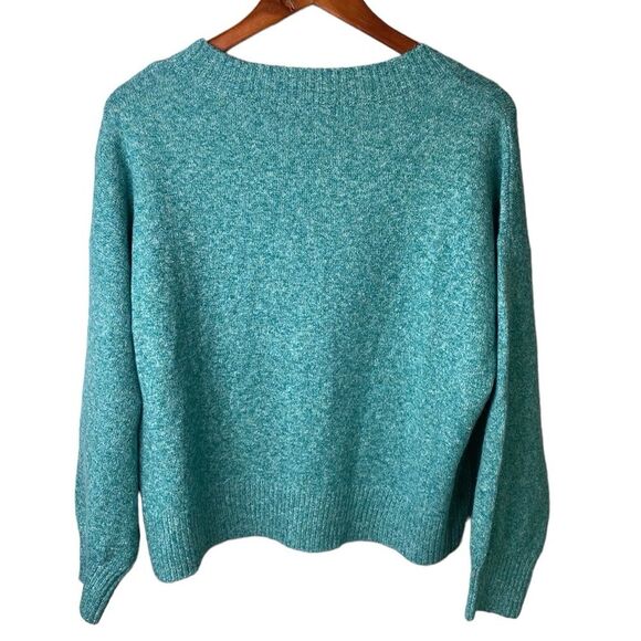 Vero Moda Button Front V-Neck Long Sleeve Cropped Cardigan Boxy Sweater DMDOFFY - Picture 6 of 16